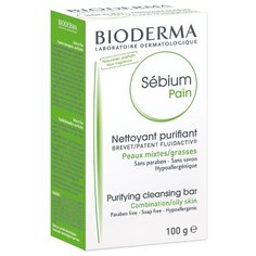 Bioderma Мыло Sebium Purifying Cleansing Bar, 100 г