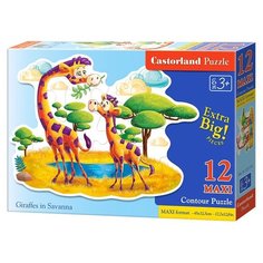 Пазл Castorland Giraffes in Savanna (B-120178), 12 дет.