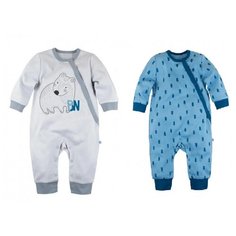 Комбинезон Bossa Nova размер 74, серый/синий