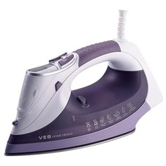 Утюг VES electric S-100-P / S-100-G фиолетовый/белый