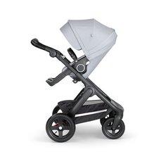 Прогулочная коляска Stokke Trailz grey melange/black/black, цвет шасси: черный