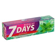 Зубная паста D.I.E.S. 7 Days Свежая мята, 100 мл
