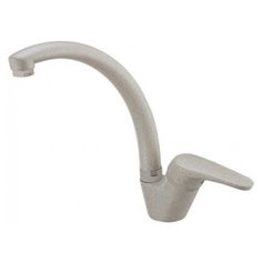 Смеситель для кухни (мойки) KAISER County 55244 granit однорычажный гранит бежевый мрамор