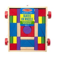 Кубики Melissa & Doug Unit Blocks on Wheels