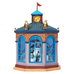 Фигурка Lemax Павильон с пингвинами 19 х 13 х 13.1 см бежевый/синий