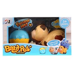 Развивающая игрушка JH Following the ball Щенок бежевый/коричневый