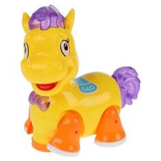 Развивающая игрушка Zhorya Лошадка (ZY840177) желтый/оранжевый/фиолетовый