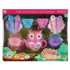 Набор посуды Shantou Gepai Play House B1750458 розовый/фиолетовый/голубой