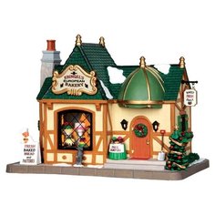 Фигурка Lemax Европейская пекарня Крингеля 21.2 x 16 x 13.3 см бежевый/зеленый