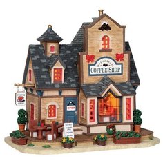 Фигурка Lemax Магазин кофе 14.1 x 20.2 x 14 см бежевый/серый