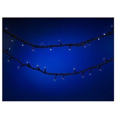 Гирлянда SNOWMEN Нить ЕК0243, 900 см, 180 ламп, синие диоды/черный провод