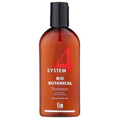 Sim Sensitive SYSTEM 4 Bio Botanical Shampoo Био Ботанический Шампунь для лечения выпадения волос и восстановление роста волос 215 мл