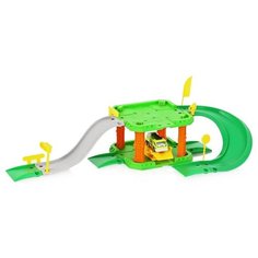 Shantou Gepai Игровой набор Автозаправочная станция 635644 желтый/зеленый/коричневый