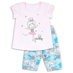 Пижама Веселый Малыш размер 104, розовый/синий