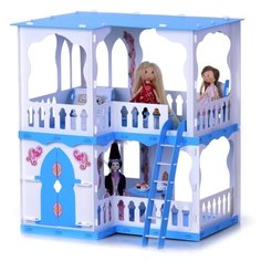 KRASATOYS Домик Алсу 000280, бело-голубой