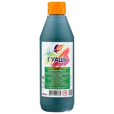 Луч гуашь Классика, 500 мл темный зеленый