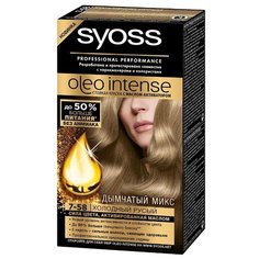 Syoss Oleo Intense Дымчатый Микс Стойкая краска для волос, 7-58 Холодный русый