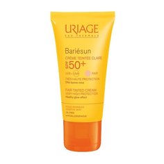 Uriage крем Bariesun тональный светлый, SPF 50, 50 мл