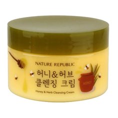 NATURE REPUBLIC крем очищающий для лица с мёдом Honey&herb Cleansing Cream, 200 мл