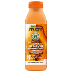 GARNIER Fructis шампунь Папайя Superfood Восстановление для поврежденных волос 350 мл