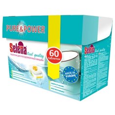 Selena Real quality таблетки для посудомоечной машины 60 шт.