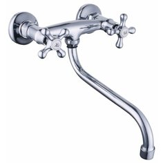 Смеситель для кухни (мойки) Исток Кант ka-72c двухрычажный хром хром Istok