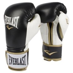 Боксерские перчатки Everlast Powerlock PU black/white 16 oz