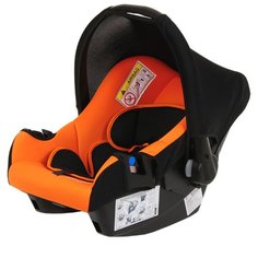 Автокресло-переноска группа 0+ (до 13 кг) BamBola Nautilus, черный/оранжевый