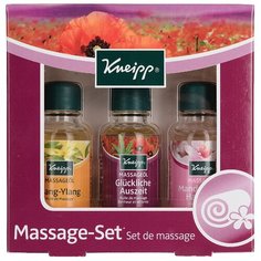 Масло для тела Kneipp Массажное набор из 3 масел по 20 мл