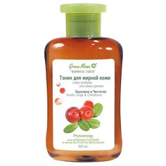 Green Mama Тоник Брусника и чистотел для жирной кожи 300 мл
