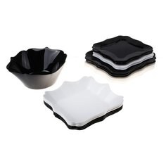 Столовый сервиз Luminarc Authentic black & white 19 предметов Е6195 черный/белый