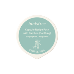 Innisfree капсульная ночная маска Capsule Recipe Sleeping Pack Bamboo с экстрактом бамбука, 10 мл