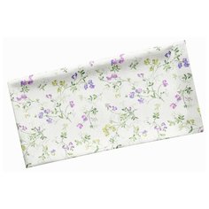 Пододеяльник Сказка Душистый горошек 200 х 215 см белый/зеленый/фиолетовый