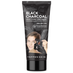 Yeppen Skin Black Charcoal Deep Purifying Mask Маска-плёнка с углём для глубокого очищения кожи, 100 г