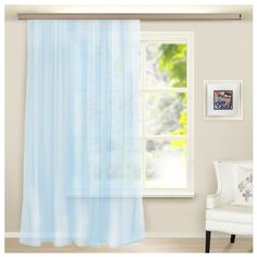 Тюль Witerra вуаль на ленте 300х260 см голубой