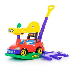 Каталка-качалка Molto Пикап (63083 / 63090 / 63106) со звуковыми эффектами красный