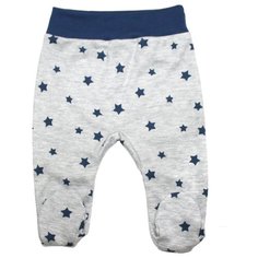 Ползунки Веселый Малыш размер 68, серый/синий