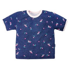 Футболка Веселый Малыш размер 68, синий