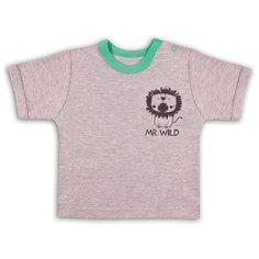 Футболка Веселый Малыш размер 86, бежевый