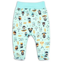 Ползунки Веселый Малыш размер 62, индеец/ментоловый