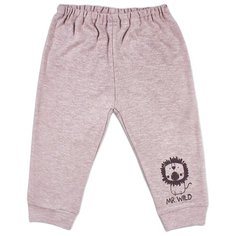 Брюки Веселый Малыш Сафари размер 86, бежевый меланж