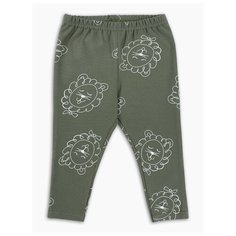 Брюки Веселый Малыш Львенок размер 74, оливковый