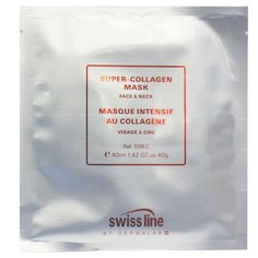 Swiss Line Super-Collagen Mask гелевая маска для лица и шеи, 40 мл