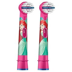 Набор насадок Oral-B Stages Kids Avengers Little Mermaid, розовый, 2 шт