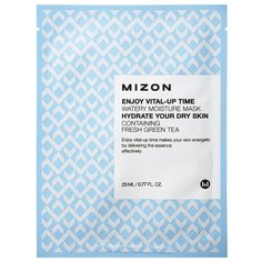 Mizon Enjoy Vital-Up Time Watery Moisture Mask тканевая маска с экстрактом зелёного чая, 23 мл