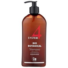 Sim Sensitive SYSTEM 4 Bio Botanical Shampoo Био Ботанический Шампунь для лечения выпадения волос и восстановление роста волос 500 мл с дозатором