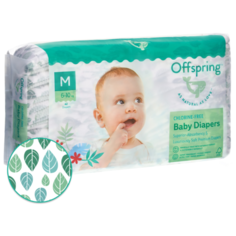 Offspring подгузники M (6-10 кг) 42 шт. листочки