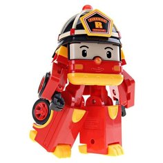 Робот-трансформер Silverlit Robocar Poli Рой 12,5 см с подсветкой и аксессуарами красный/желтый
