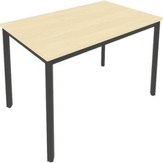 Стол письменный на металлокаркасе Riva Slim С.СП-4 клен/антрацит металл 118x72x75 комплект