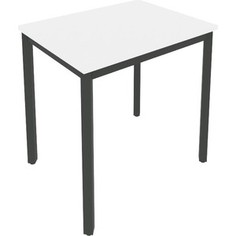 Стол письменный на металлокаркасе Riva Slim С.СП-2.1 белый/антрацит металл 78x60x75 комплект